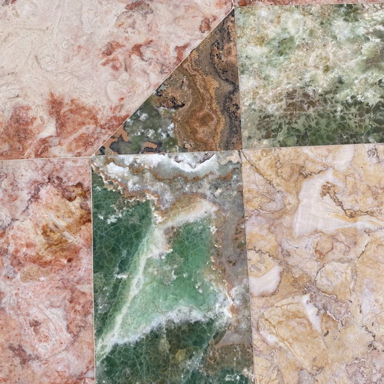 Image 1 of Vintage Marble Dining Table Italian Design