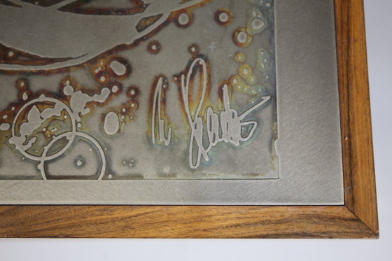 Image 1 of Etched Coffee Table by Bernhard Rohne, Germany 1960s