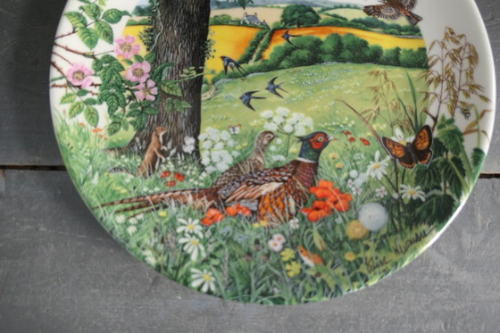 Image 1 of Assiettes décoratives Wedgwood 3 x par Colin Newman 1987