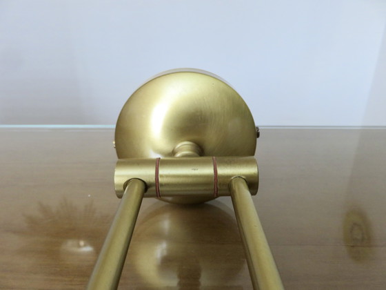 Image 1 of Grande lampada da parete articolata in ottone, Italia, 1980/90