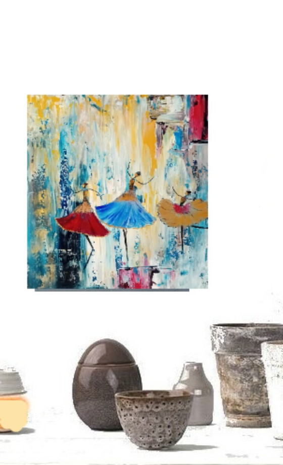 Image 1 of Pintar bailarinas