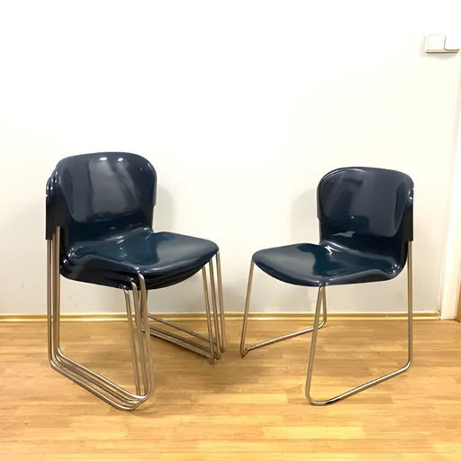 Retro stoel Drabert SM400K, West-Duitsland, jaren 80, set van 2