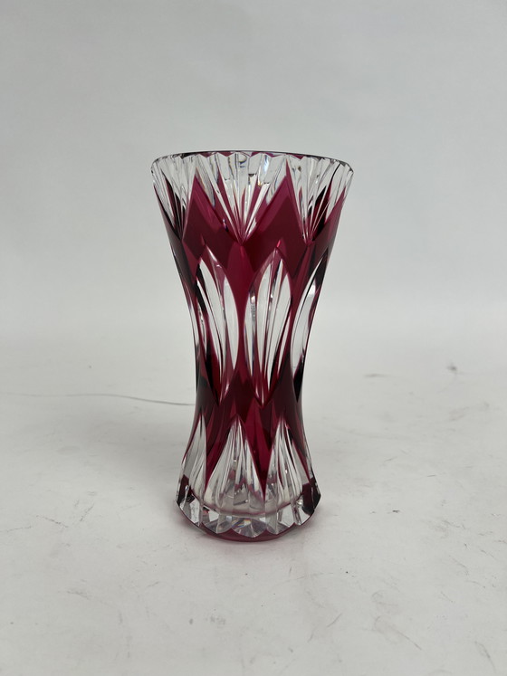 Image 1 of Val Saint Lambert vase