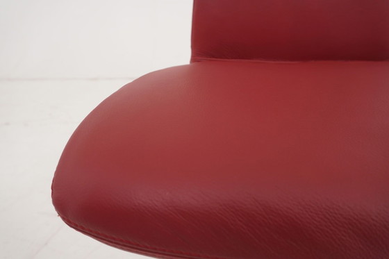 Image 1 of Rolf Benz 7800 Pelle rossa 4 sedie Sedie a sbalzo