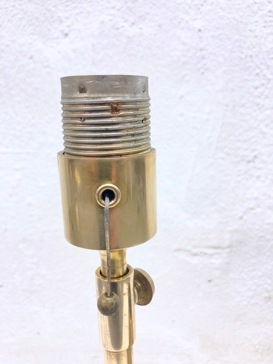 Image 1 of Florian Schulz Lesan tafellamp van messing 70s 80s design
