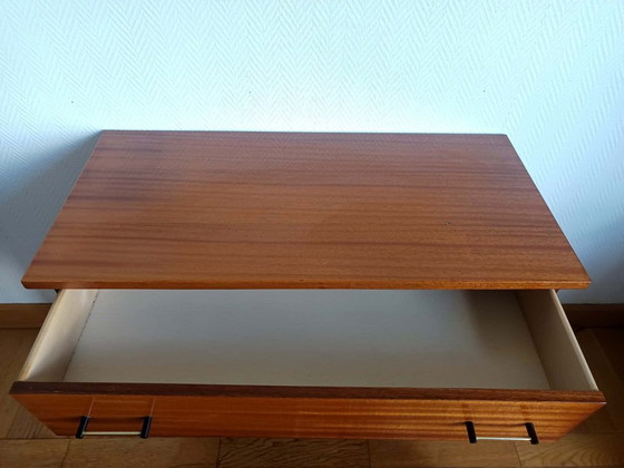 1950s mid-century vintage splayed leg chest of drawers – Wood (photo 20 of 22)