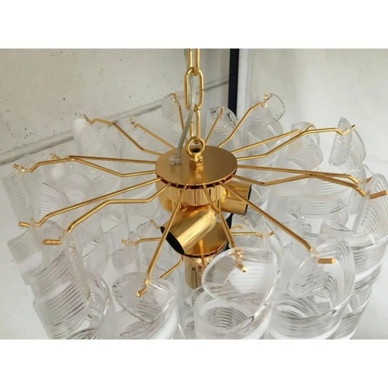Image 1 of Virgola-Kronleuchter aus Muranoglas von Simoeng