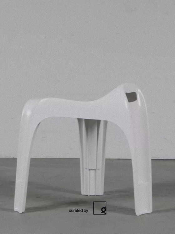 Image 1 of White Casalino stools, Casala — Alexander Begge (x2)