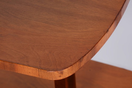 Restored Art Deco Floor Lamp, by J. Halabala for UP Závody, Walnut, Czech, 1930s – Floor lights, Wood (photo 15 of 15)