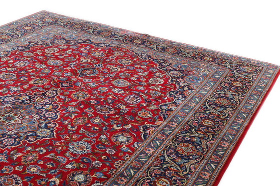 Image 1 of Persian carpet Kashan Signiert 3.86 x 2.83 Oriental carpet fine No. 1163