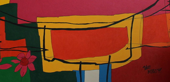 Image 1 of large painting 'between two lives'