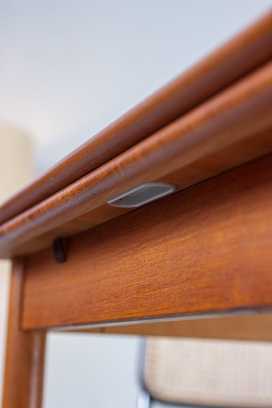 Image 1 of Vintage teak dining table AM ​​Mobler Danish square mid-century