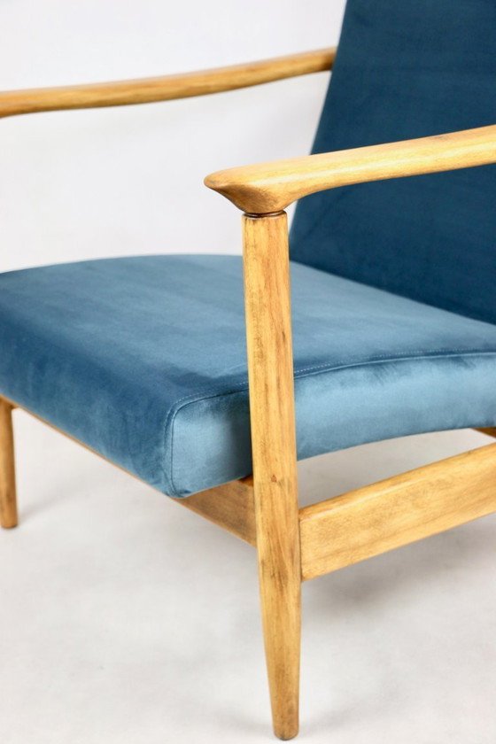 Image 1 of Blue Ocean GFM-142 Armchair attributed to Edmund Homa, 1970s