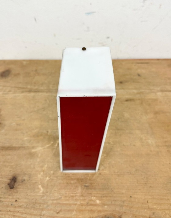 Image 1 of Lettera I rossa vintage con facciata, anni '70