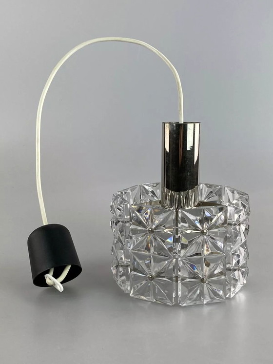 Image 1 of Lampada da soffitto anni &#39;60 e &#39;70, lampada in vetro, Kinkeldey Space Age anni &#39;60 e &#39;70