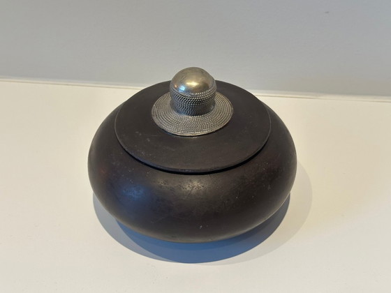 Image 1 of Decorative jar with lid - Tadelakt