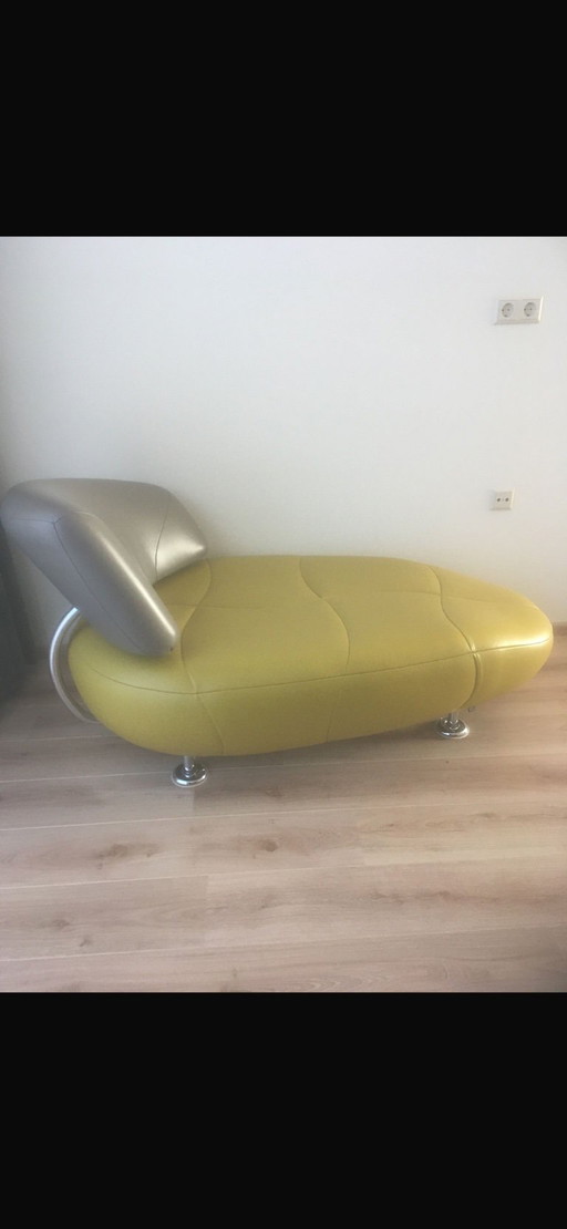 Leolux Kikko Chaise Longue Green/Gray