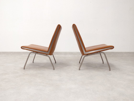 Image 1 of Set di poltrone da aeroporto CH401 di Hans J. Wegner