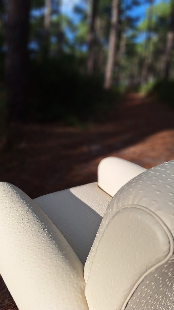 Image 1 of poltrona club in pelle conciata al vegetale