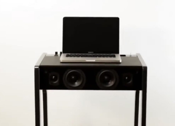 Image 1 of La Boite Concept LD120 – Édition Vincent Tordjman | Bureau avec enceinte Hi-Fi