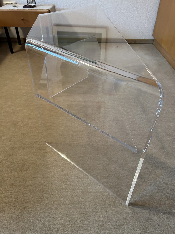 Image 1 of Acrylic corner table - Space Age 60s/70s