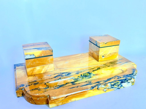 Art Deco Writing Set 'Giallo di Siena'