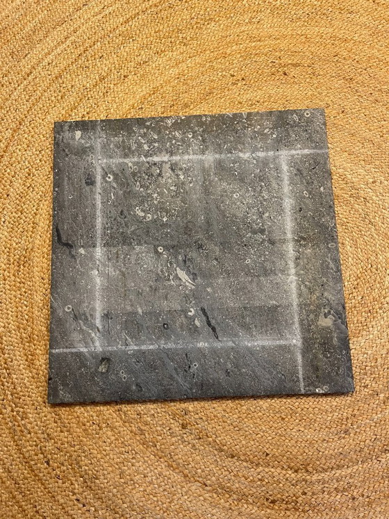 Image 1 of Tavolino Poul Kjærholm PK61 per E Kold Christensen (marmo fossile Porsgrunn)