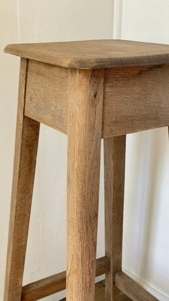 Vintage Oak Craftsman's Stand – Nightstands, Wood (photo 21 of 29)