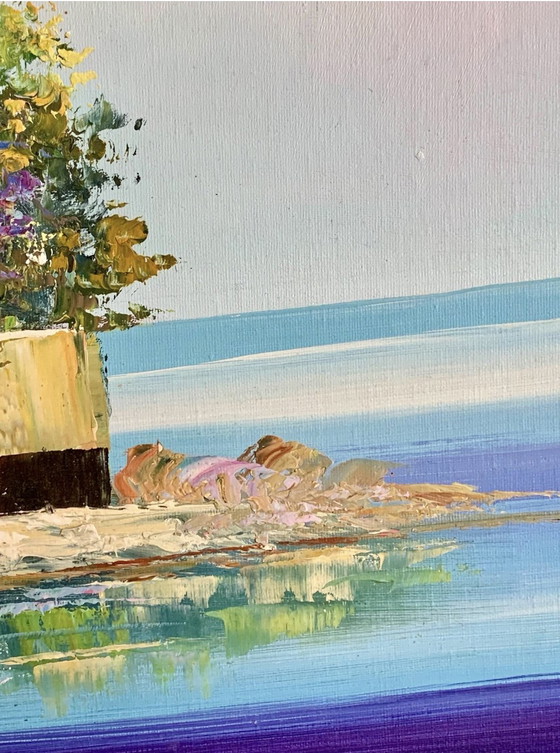 Digue de Carry Le Rouet - Y. Deric (1964-2017) – Paintings & Drawings, Wood, Canvas (photo 18 of 23)