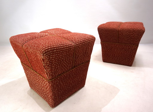 Halabala Set van 2 tabouretkrukken voor UP Zavody, 1930