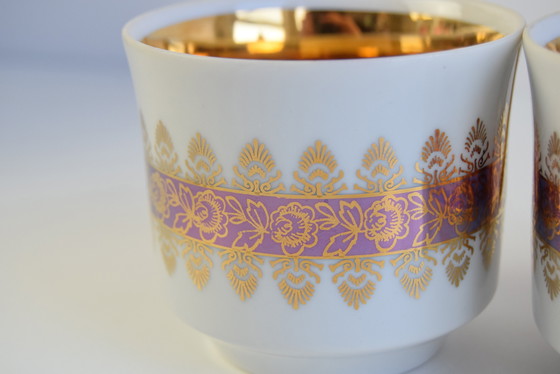 Image 1 of Juego de seis tazas y platillos de Epiag, 1950