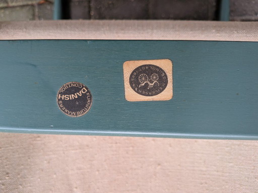 Dos sillas Safari danesas de Erik Wørts para Niels Eilersen, años 60