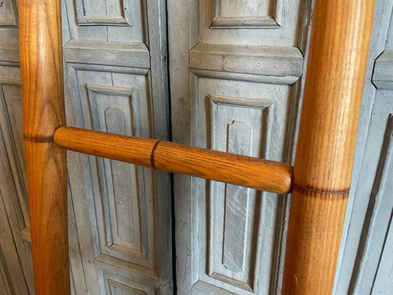 Escabeau de bibliothèque ancien du XIXe siècle, français – Objets déco, Wood (photo 6 of 11)