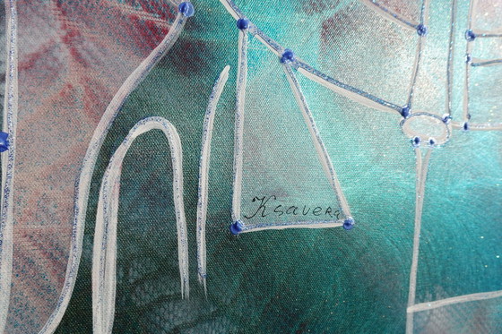 Image 1 of Jazz A1437 - abstract portrait painting