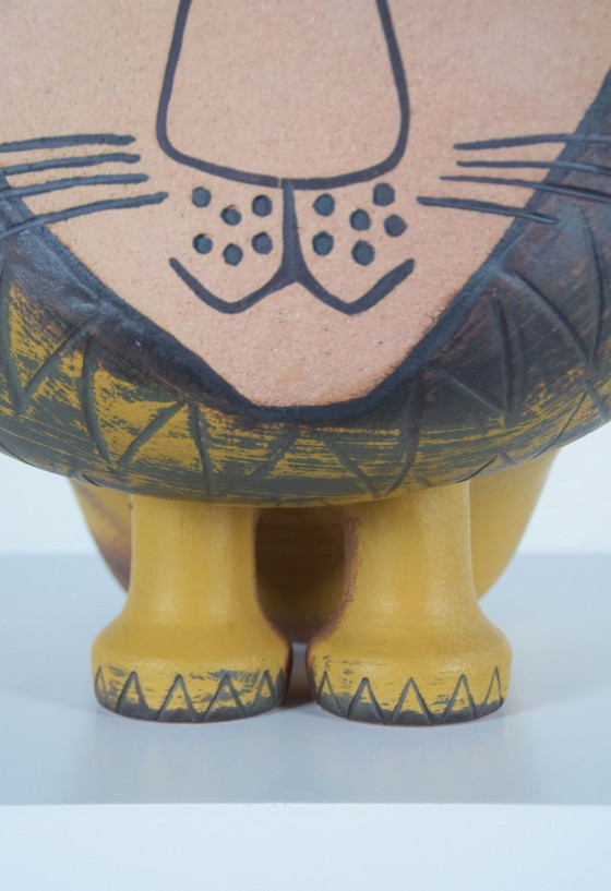 Lion Maxi in ceramica di Lisa Larson per K-Studion Gustavsberg – Oggetti decorativi (photo 12 of 13)