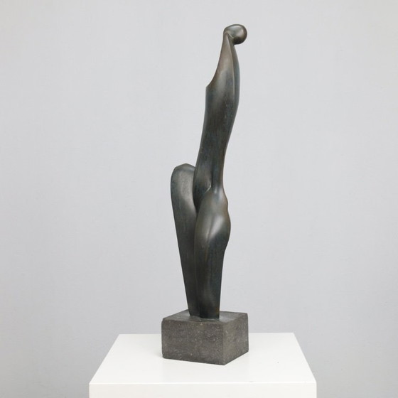 Image 1 of Bronzeskulptur einer weiblichen Figur von Francine Govers, Niederlande, 1990er Jahre