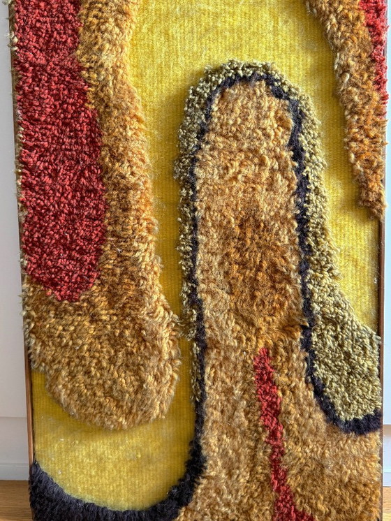 Image 1 of Tapisserie murale style ère spatiale | Art textile italien du milieu du XXe siècle (années 1970)