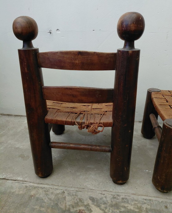 Image 1 of Pair of chairs, Charles Dubouyt