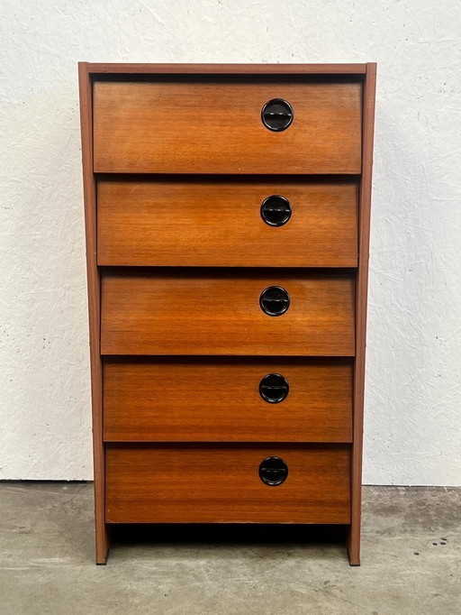 Vintage hoher Schuhschrank / Schuhmöbel, Belgien, 1970er Jahre