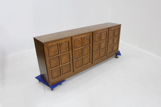 Credenza Brutalista Vintage anni '70 Gerhard Bartels – Credenze, Legno (photo 6 of 11)