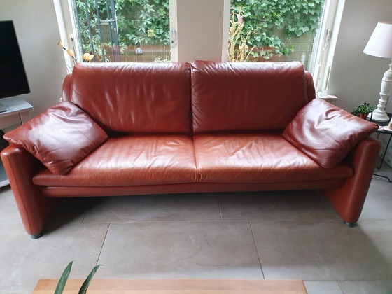 Image 1 of lederen Leolux Fidamigo 3-zits bank