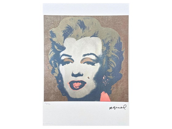 D'après Andy Warhol, Marilyn Monroe, années 1980, lithographie – Lithographies et sérigraphies, Paper (photo 2 of 7)