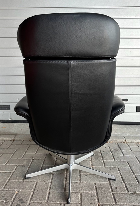 Conform Time Out Design Verstellbarer Relaxsessel, Leder, Schwarz (Foto 6 von 7)