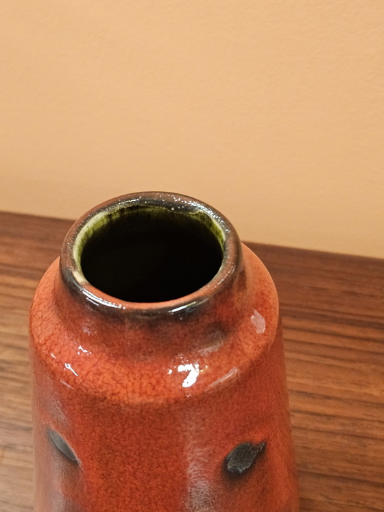 Vaso Vintage Ilkra Ceramica Arancione West Germany – Vasi (photo 5 of 8)