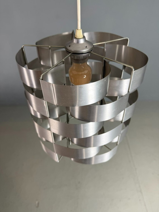 Image 1 of Lampada a sospensione in alluminio Max Sauze, Mid-Century Modern, Francia, anni '70