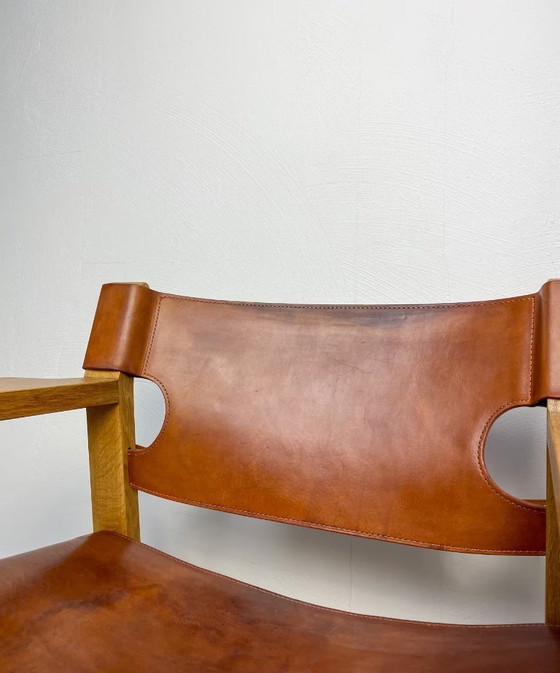 Image 1 of Chaise espagnole en chêne par Børge Mogensen pour Fredericia 50s