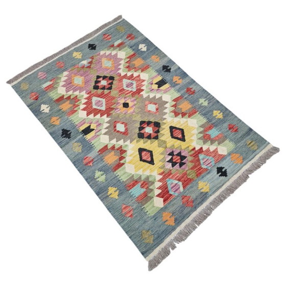 Kilim afgano Maimana – Lana hilada y tejida a mano – 185 x 125 cm – Alfombras, Wool (photo 3 of 5)