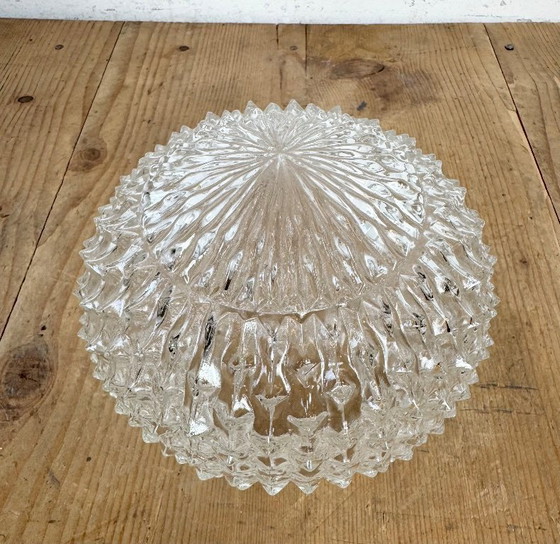 Image 1 of Suspension vintage en porcelaine blanche, années 1970