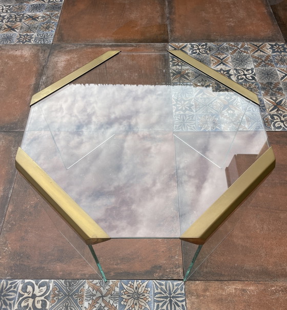 Gallotti & Radice glass coffee table side table – Metal (photo 8 of 10)