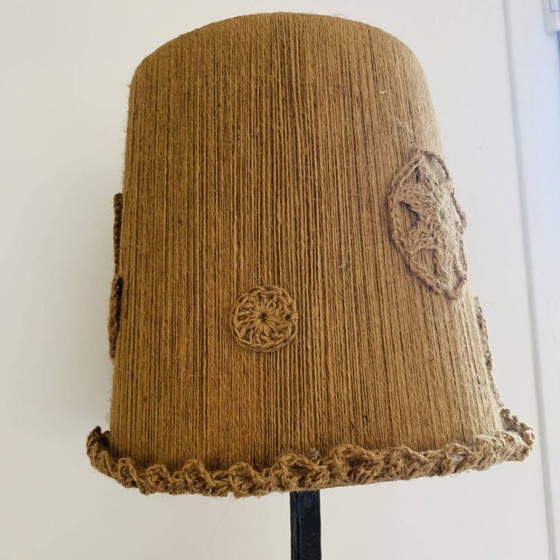 Image 1 of Wrought iron table lamp from the 1950s